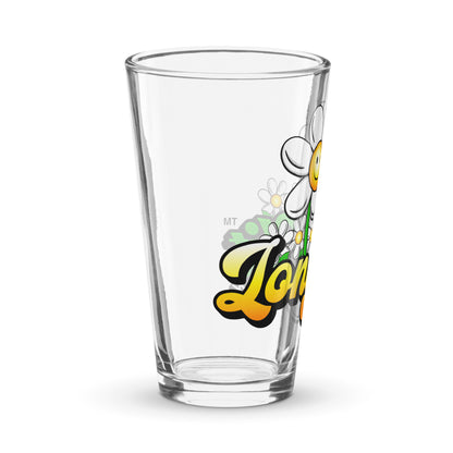 Shaker pint glass