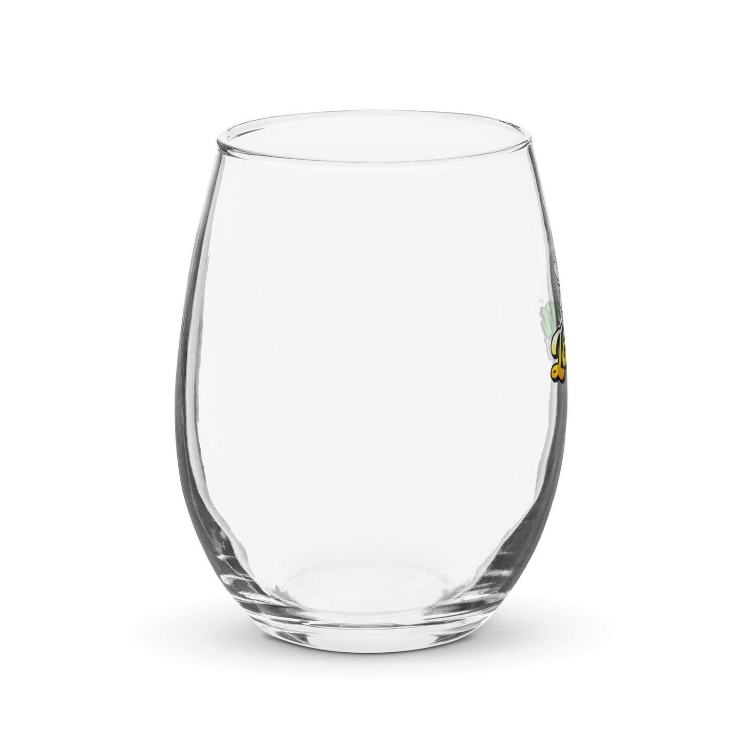 Stemless wine glass