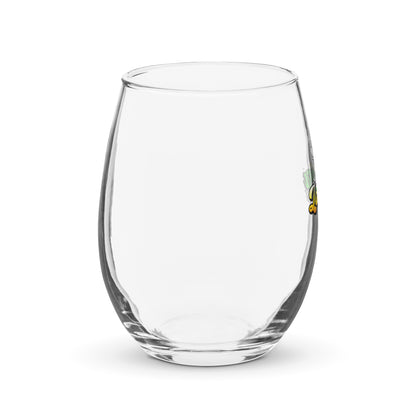 Stemless wine glass